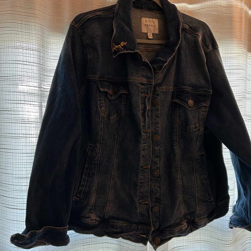 Tomgirl Women's Dark Blue Denim Jacket